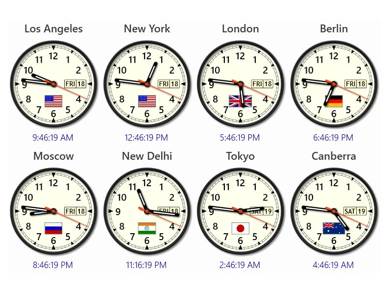 Full Sharp World Clock screenshot
